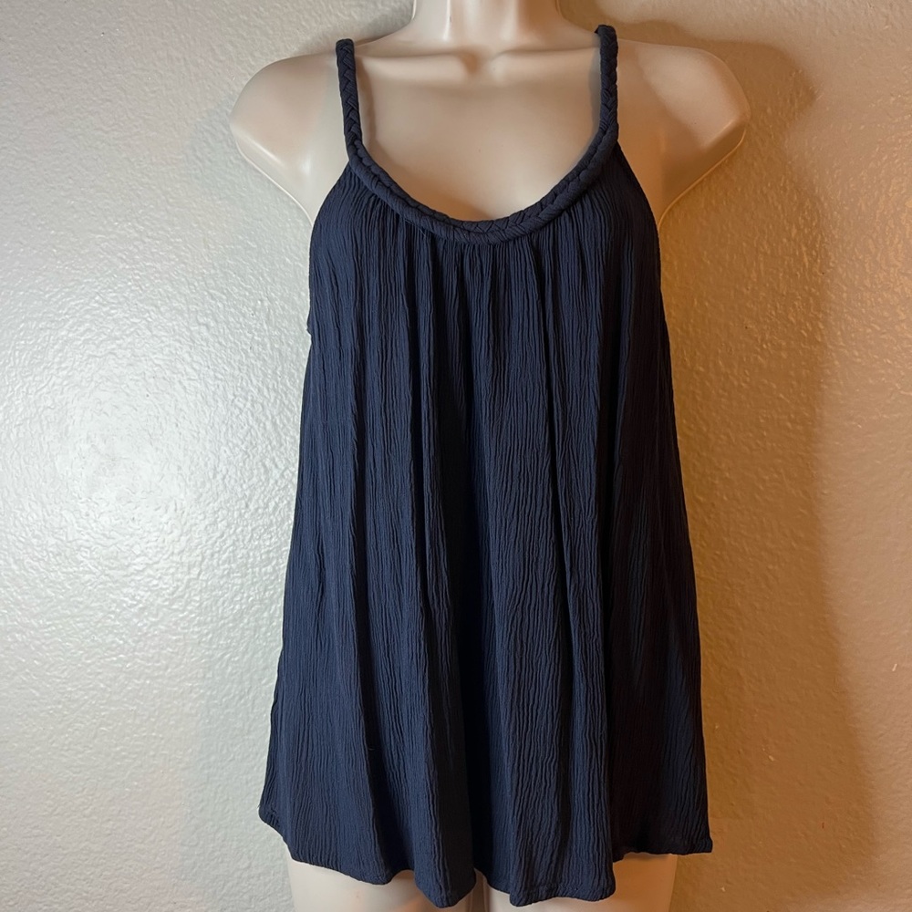 Melrose and Market Navy Blue Tank Top Small